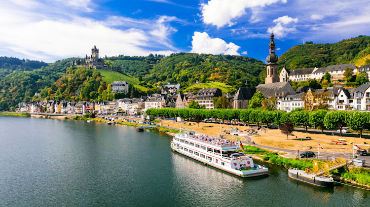 Moselpromenade, Cochem, Rheinland-Pfalz