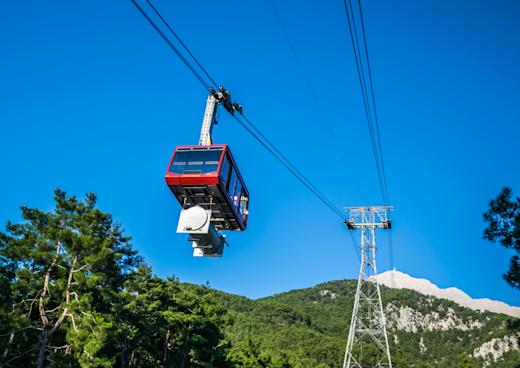 Olympos Teleferik (Kemer Seilbahn Sea to Sky), Kemer, Türkische Riviera