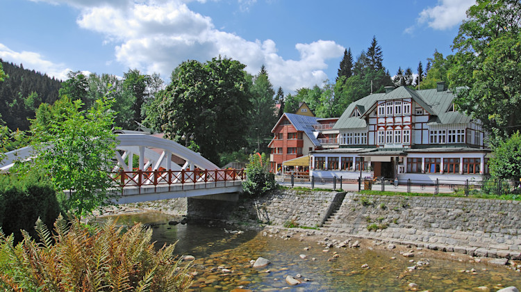 Weiße Brücke, Spindleruv Mlyn/Spindlermühle, Ostböhmen