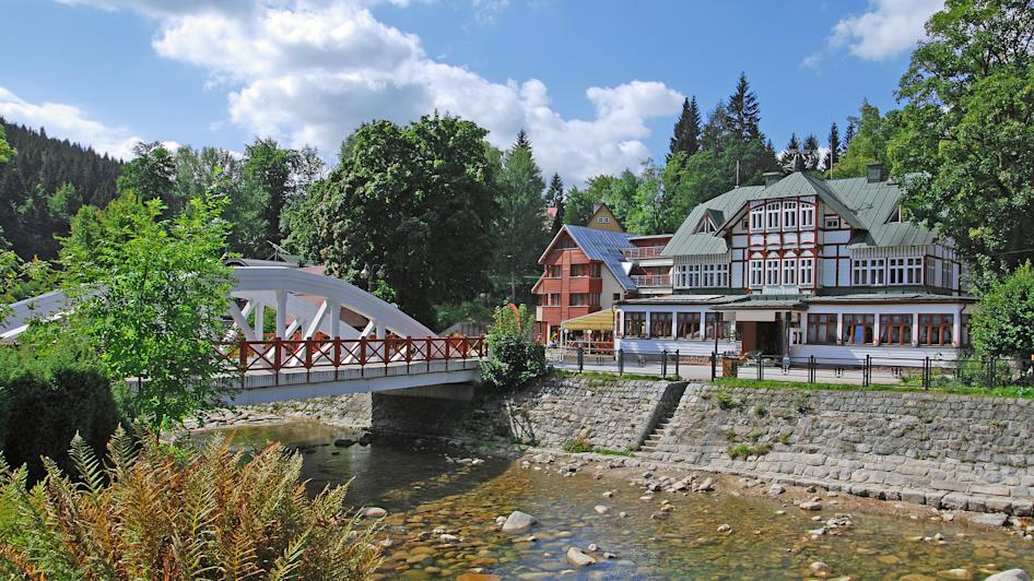 Weiße Brücke, Spindleruv Mlyn/Spindlermühle, Ostböhmen