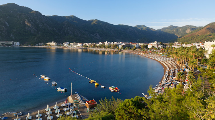 Strand Icmeler, Türkische Ägäis
