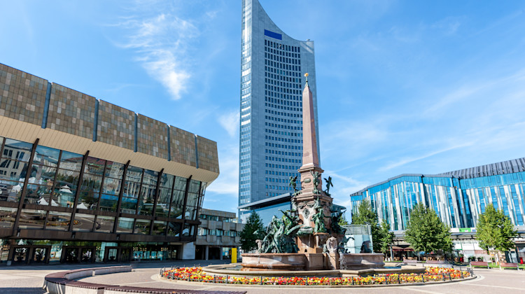 Augustusplatz Leipzig, Sachsen