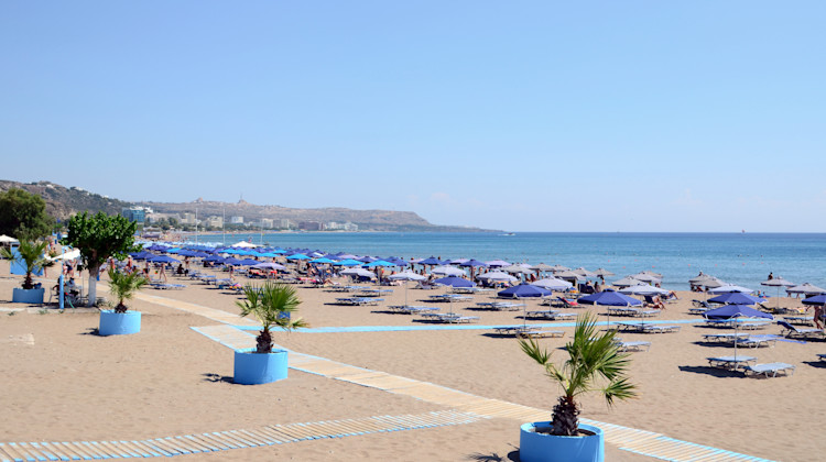 Strand Faliraki, Rhodos