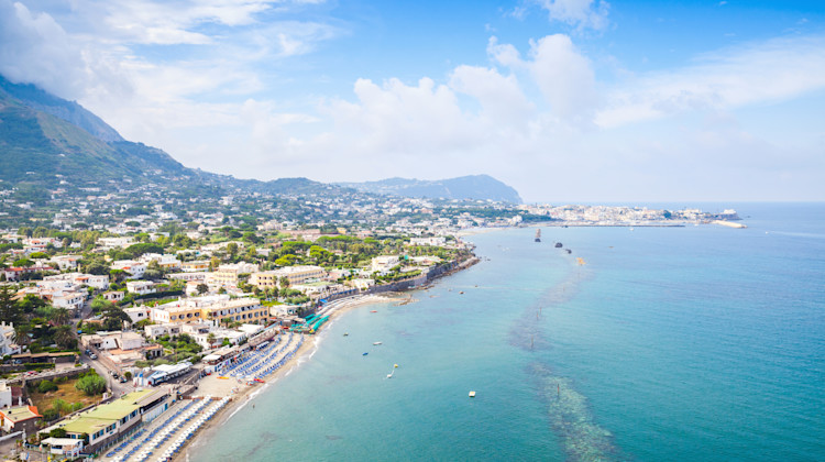 Strandpromenade, Forio Ischia, Kampanien