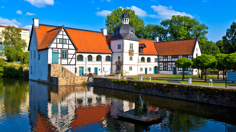 Wasserschloss Haus Rodenberg, Dortmund, Nordrhein-Westfalen