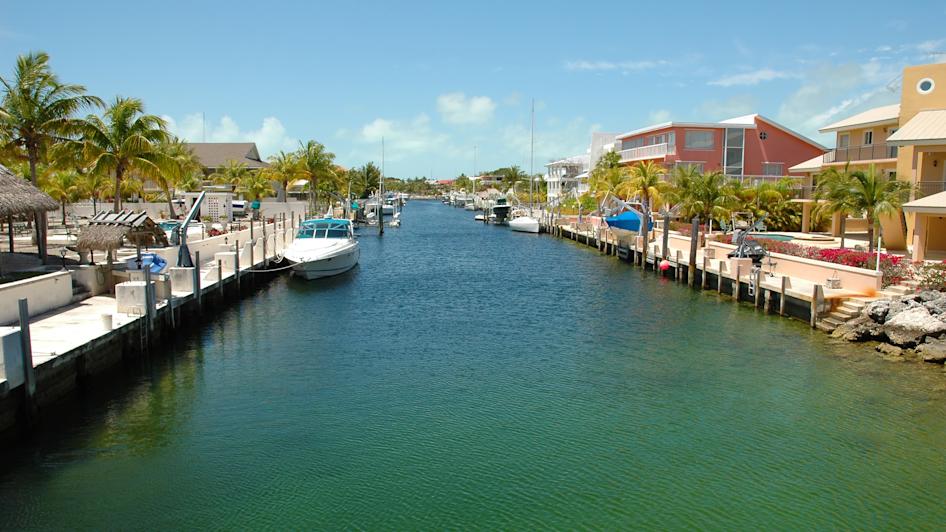 Hafenkanal Key Largo, Florida