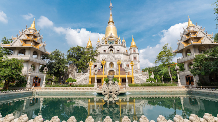 Buu Long Pagoda, Ho Chi Minh Stadt/Saigon, Vietnam