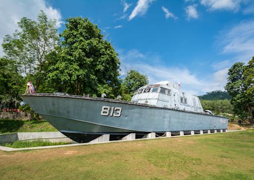 Polizeiboot 813 - Tsunami Museum, Bang Niang Beach, Khao Lak / Phang Nga