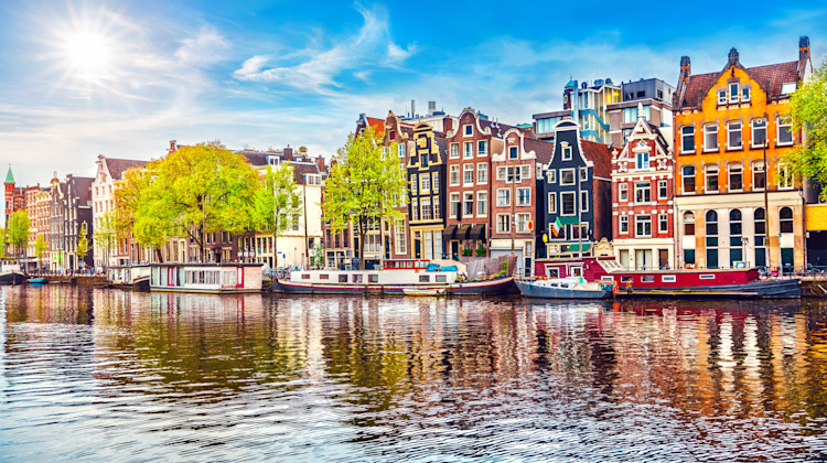 Tanzende Häuser, Amsterdam, Nordholland