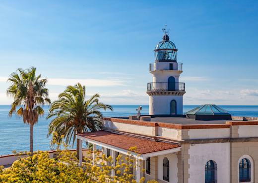 Leuchtturm von Calella, Calella, Katalonien