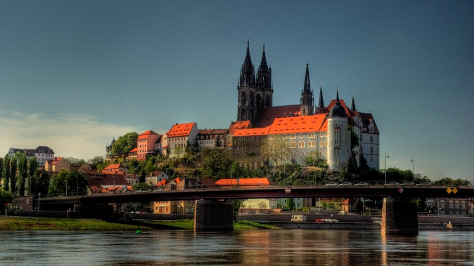 Albrechtsburg, Elbe, Meißen, Sachsen
