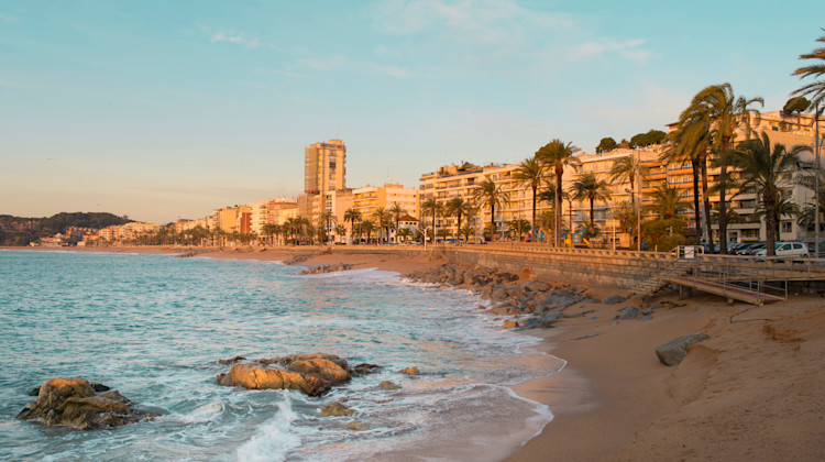 Strandpromenade, Lloret de Mar, Costa Brava