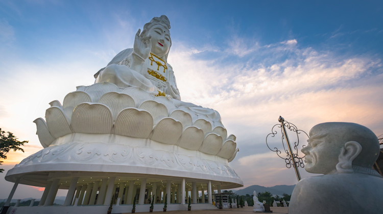 Statue Guanyin, Chiang Rai, Nordthailand