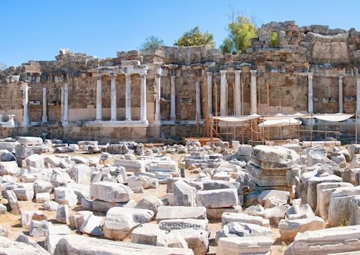 Anitsal Cesme (Nymphaeum), Side, Türkische Riviera