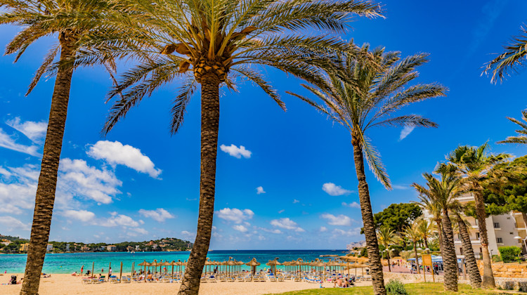 Strand Santa Ponça / Santa Ponsa, Mallorca