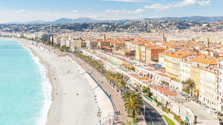 Promenade d'Anglais, Nizza, Côte d'Azur