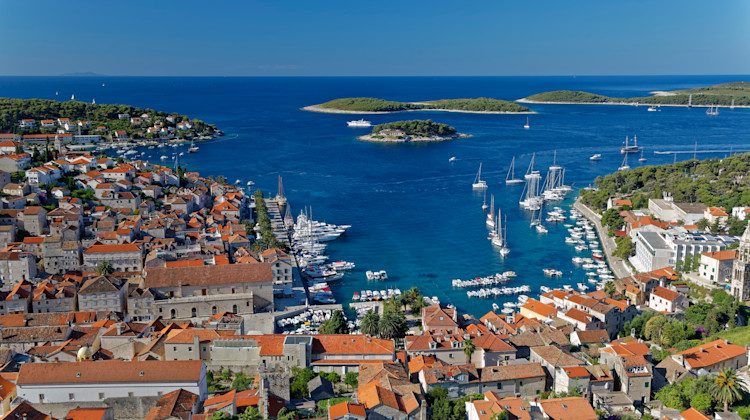 Hvar Stadt, Dalmatien