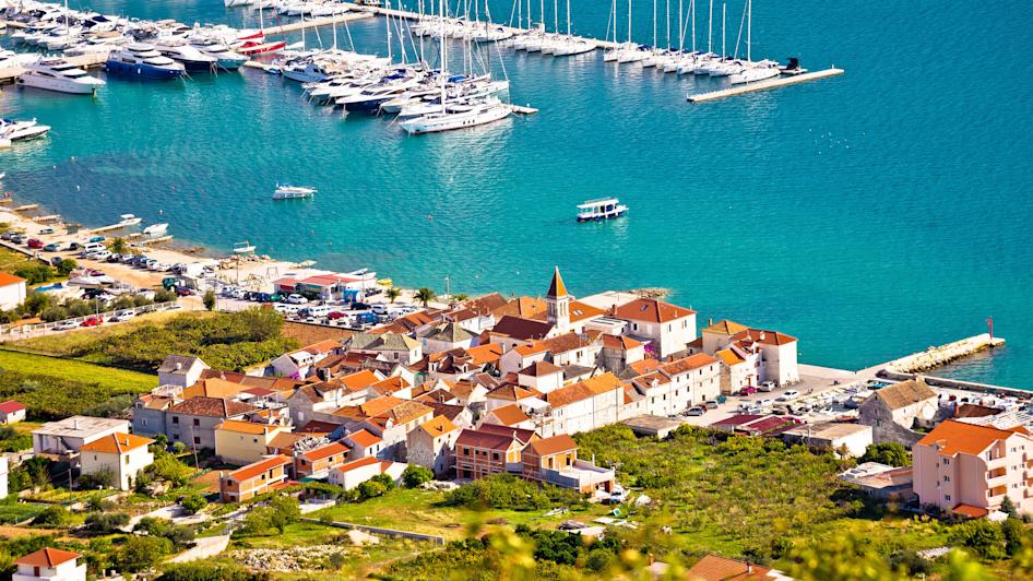 Seget Donji, Dalmatien, Kroatien