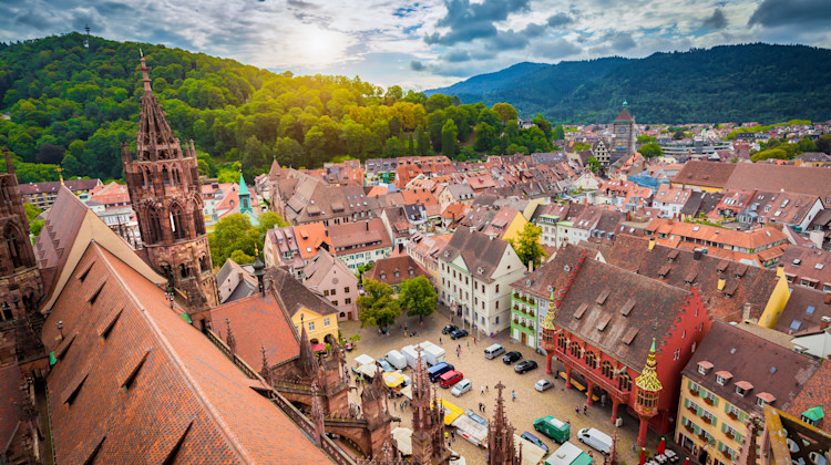 Altstadt Freiburg im Breisgau, Baden-Württemberg