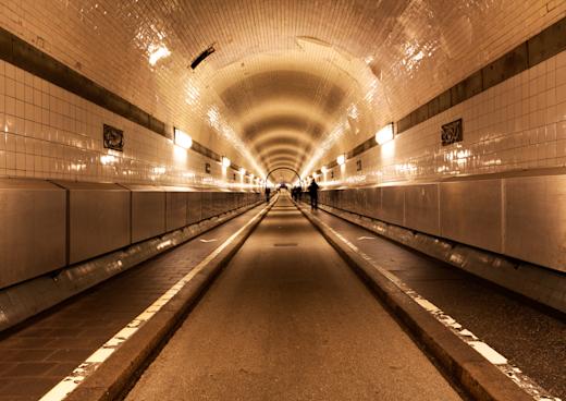 Alter Elbtunnel, Hamburg - St. Pauli