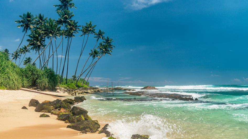 Küste Kaggola, Sri Lanka Südküste