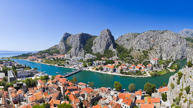 Omiš, Dalmatien