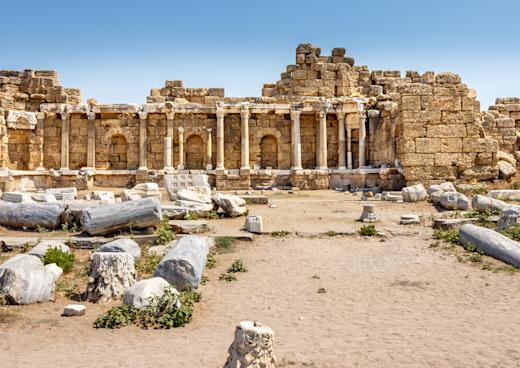 Brunnen Nymphäum, Side, Türkische Riviera