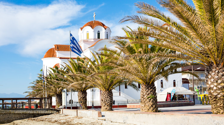 Paralia, Griechisches Festland