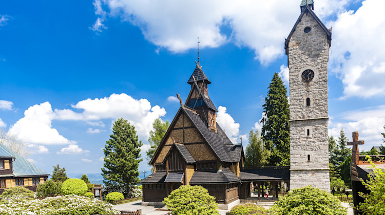 Kirche Karpacz/Krummhübel, Niederschlesien