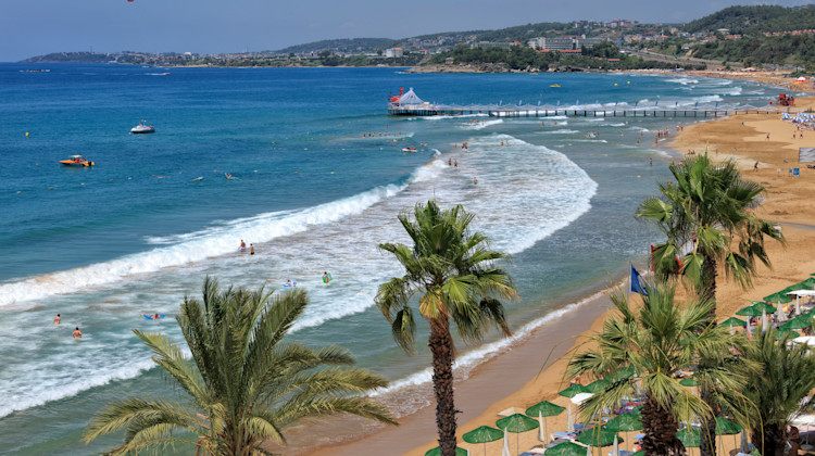 Strand Avsallar, Türkische Riviera