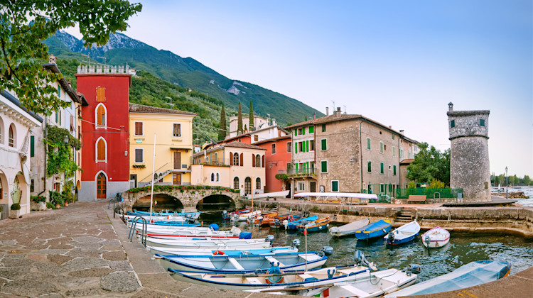 Hafen Brenzone sul Garda, Venetien