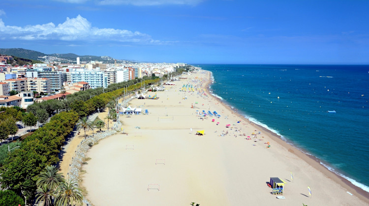 Strand Calella, Katalonien