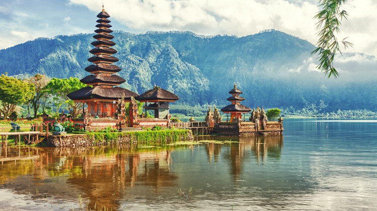 Tempel Pura Ulun Danu, Bedugul, Bali