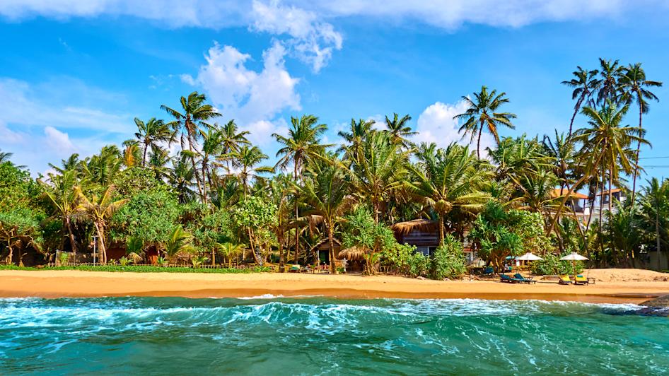 Küste Bentota, Sri Lanka Südküste