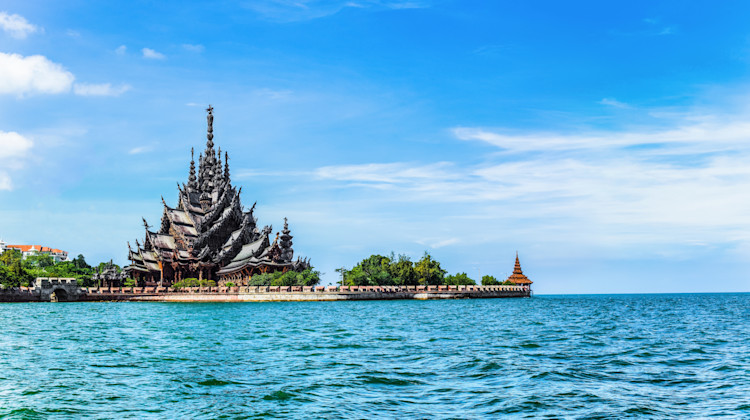 Tempel Heiligtum der Wahrheit, Pattaya, Ostküste Thailand