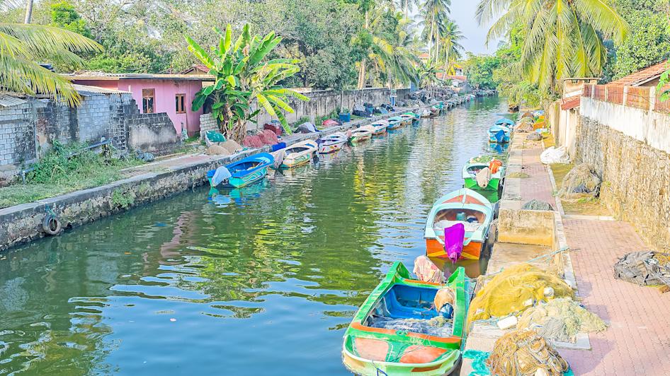 Hamilton Kanal, Negombo, Sri Lanka Westküste
