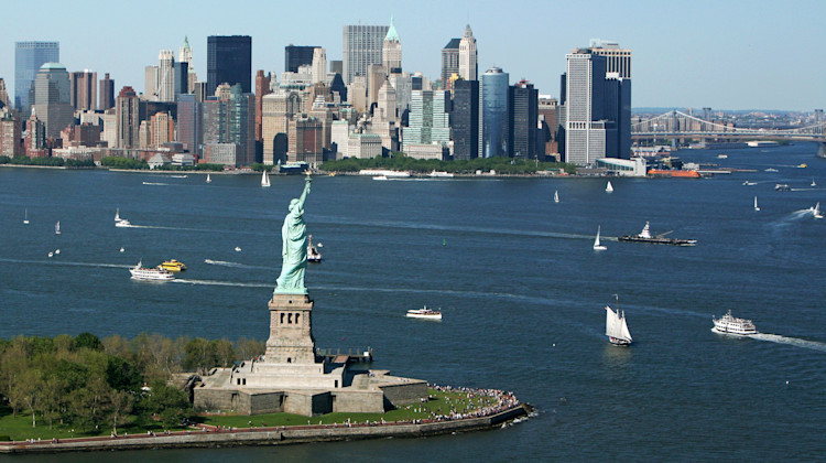 Freiheitsstatue New York, Bundesstaat New York, USA Ostküste