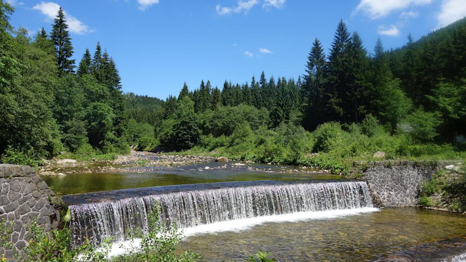 Stauwehr Elbe, Spindleruv Mlyn/Spindlermühle, Ostböhmen