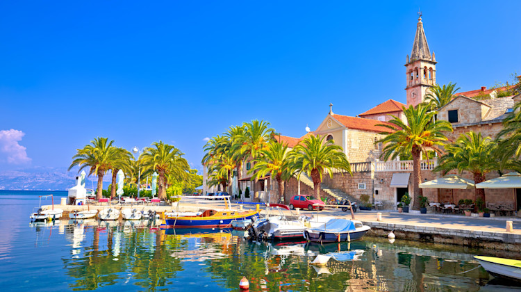 Supetar, Dalmatien, Kroatien
