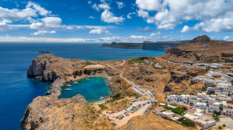 Küste Lindos, Rhodos