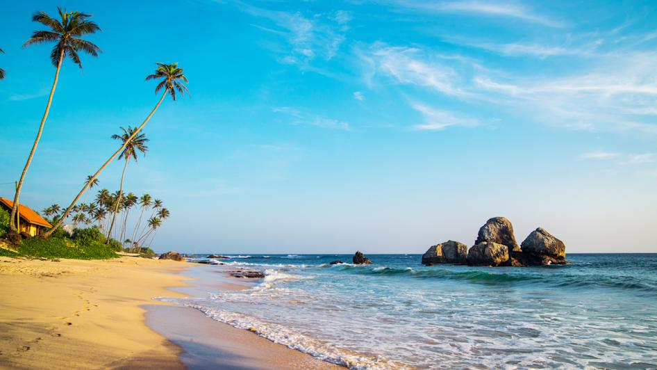 Strand Hikkaduwa, Sri Lanka Südküste