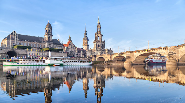 Augustusbrücke, Dresden, Sachsen