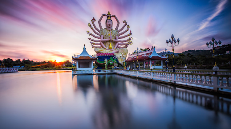 Wat Plai Laem Tempel, Koh Samui