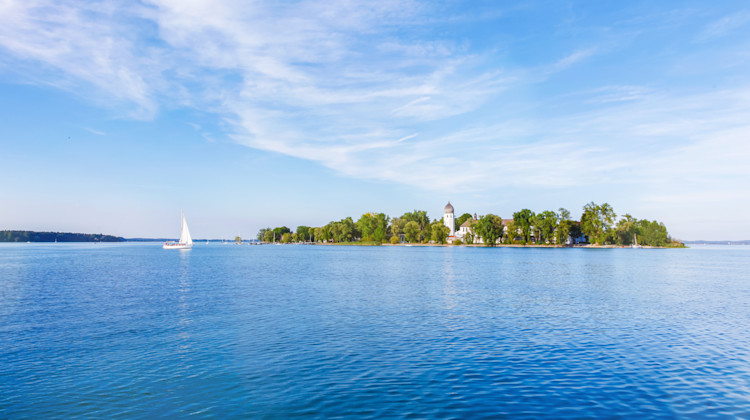 Fraueninsel, Prien am Chiemsee, Chiemgau, Bayern