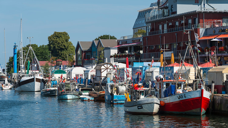 Alter Hafenkanal, Warnemünde, Mecklenburg-Vorpommern