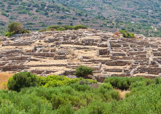 Antike Hafenstadt Gournia, Istron, Kreta