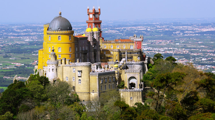 Pena-Palast, Sintra, Lissabon Küste