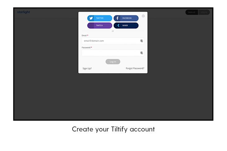 Tiltify account