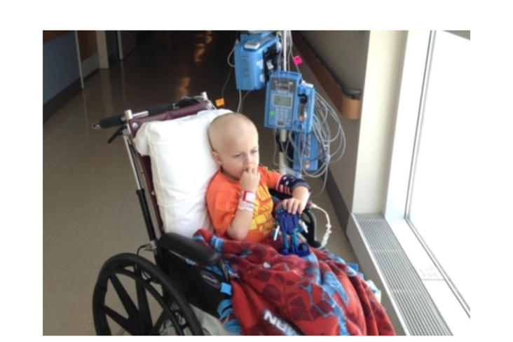 Caleb week 6 following diagnosis