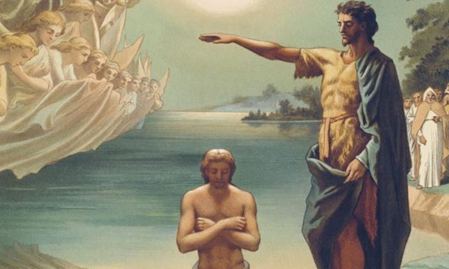 Neuvaine avec saint Jean Eudes Jour 1 - le baptême de Jésus dans le Jourdain